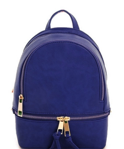 Fashion zipper Cute Backpack LP1082 NAVY